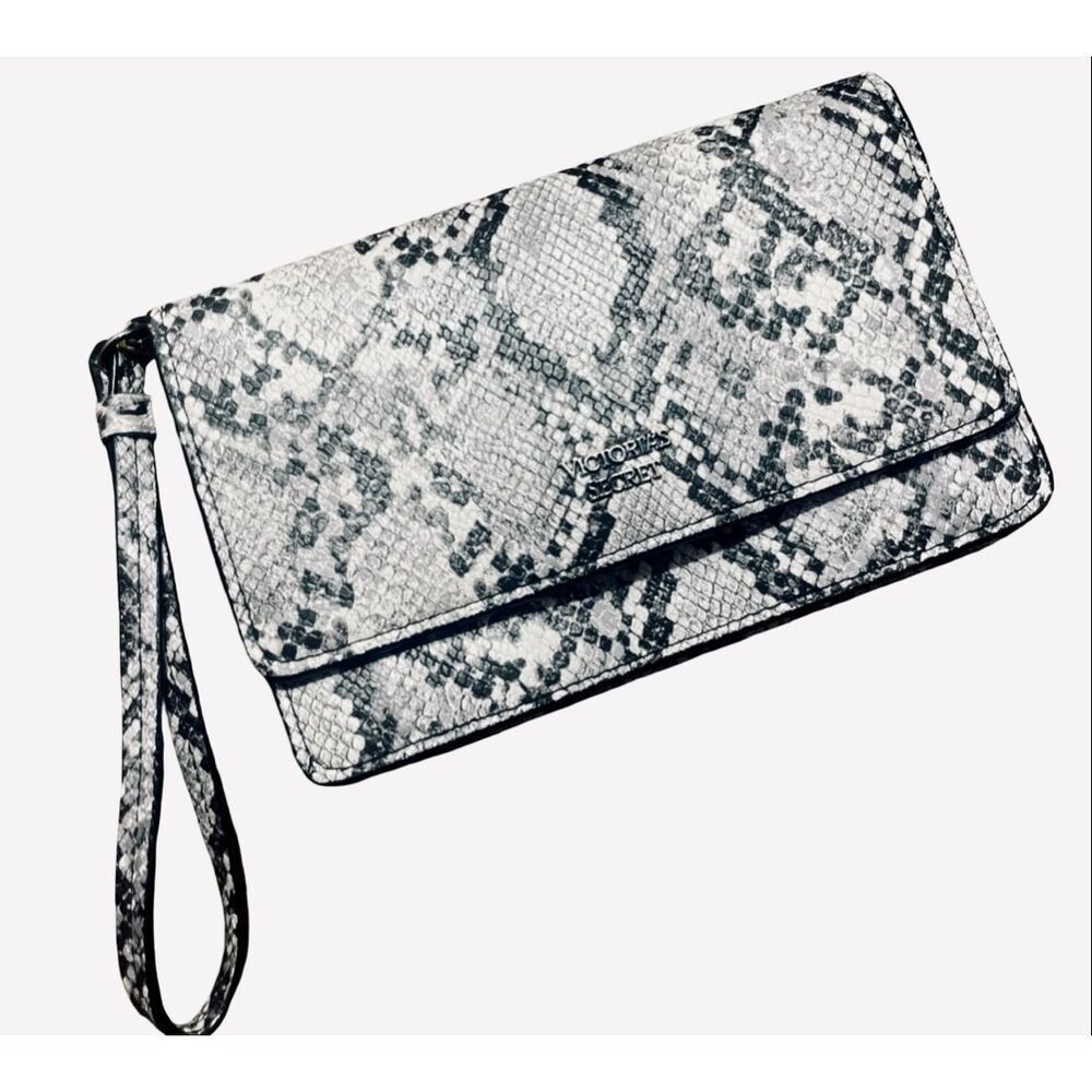Victoria Secret Python Tech Clutch NWOT